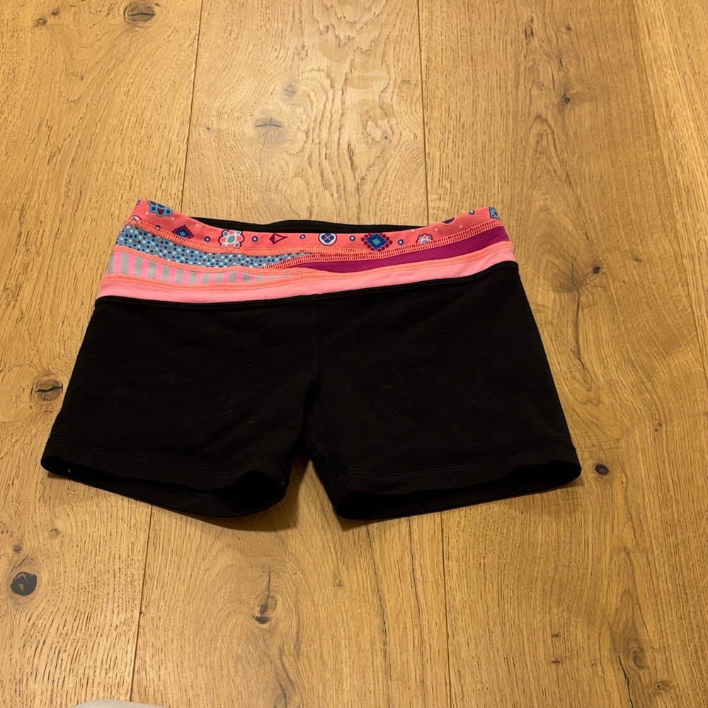 Black and Pink kids reversible  Shorts